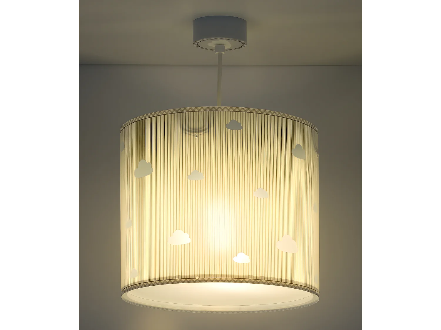 Lampada da soffitto per bambini Sweet Dreams nuvole grigio | DALBER