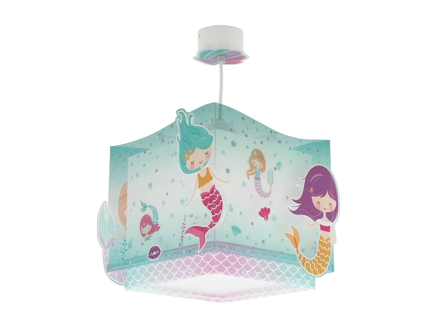 Lustre et lampe suspension enfant Mermaids Sirènes