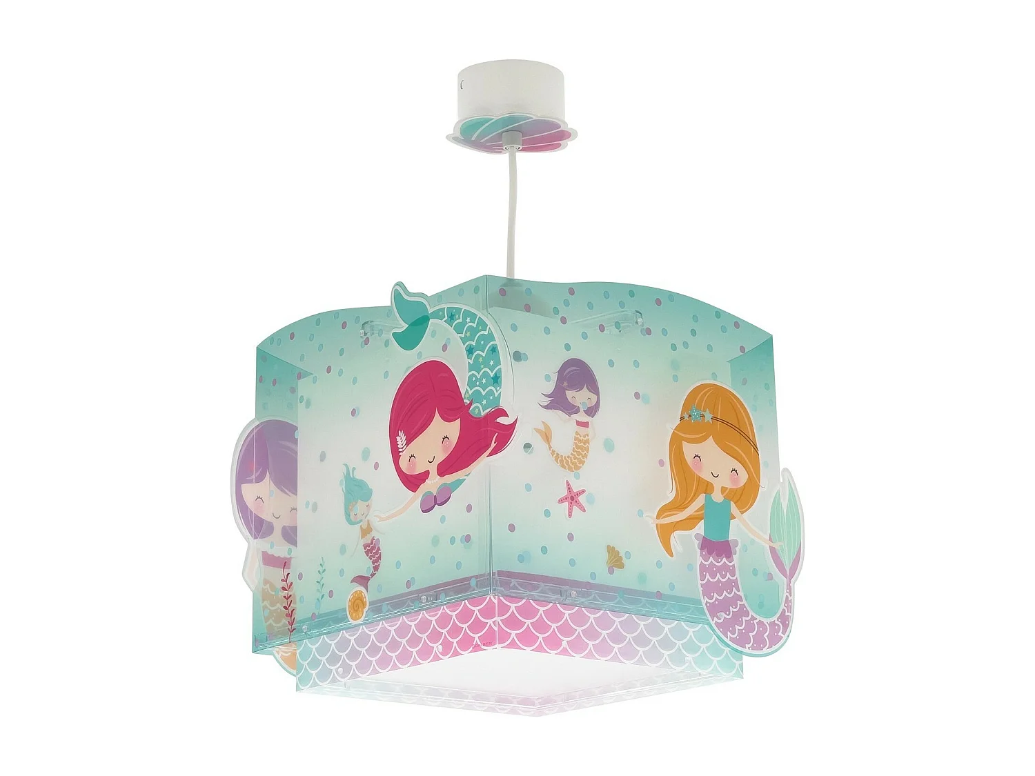 Lustre et lampe suspension enfant Mermaids Sirènes