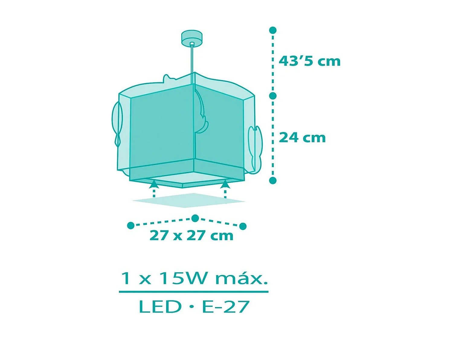 Lustre et lampe suspension enfant Mermaids Sirènes