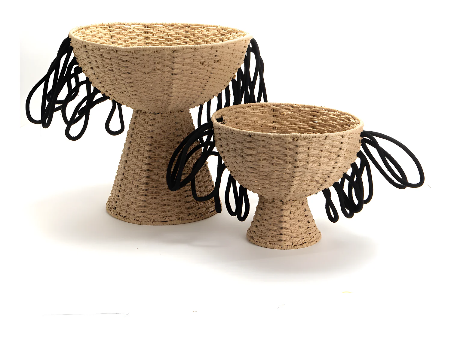 Set de 2 coupes franges