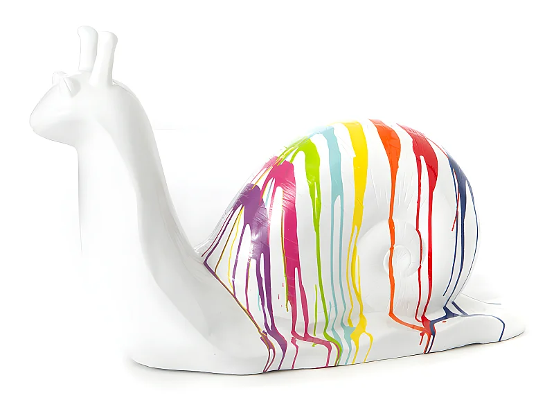 Escargot Trash blanc