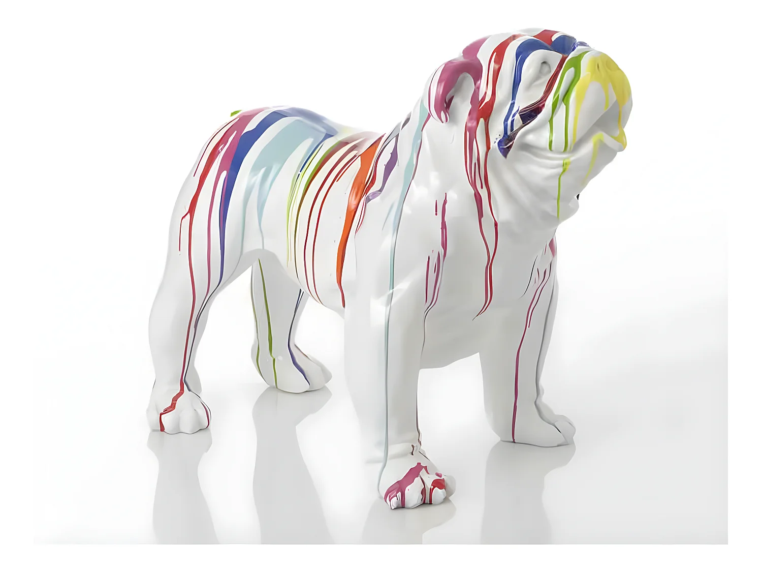 Bulldog usa Trash blanc