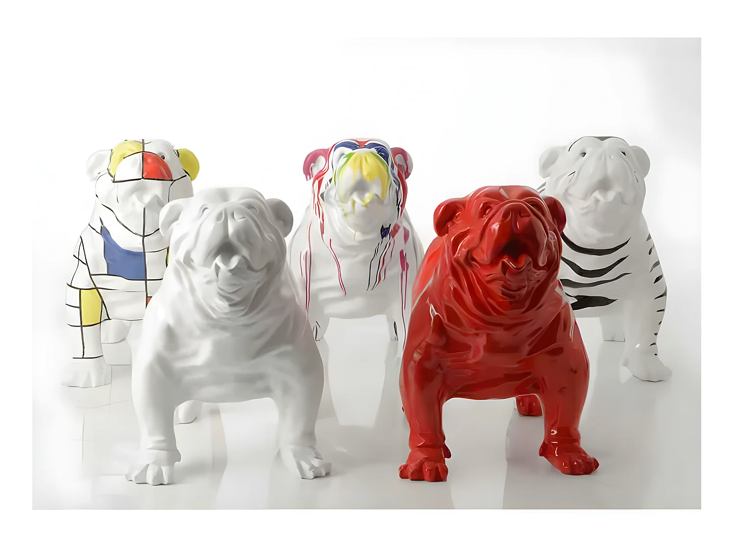 Bulldog usa Trash blanc