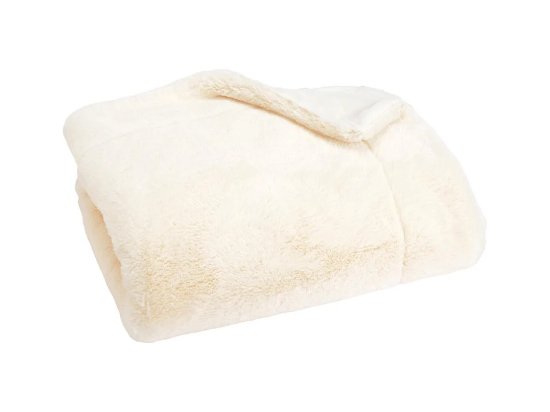 Plaid luxe 130x170 crème