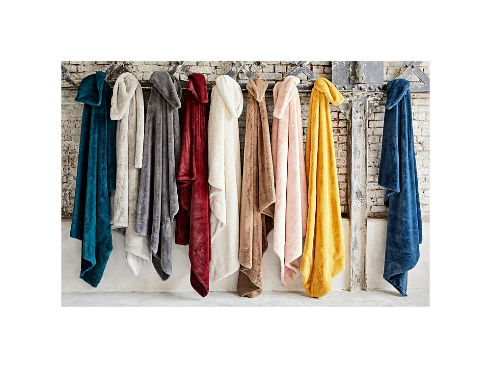 Plaid Luxe crème 130x170 cm