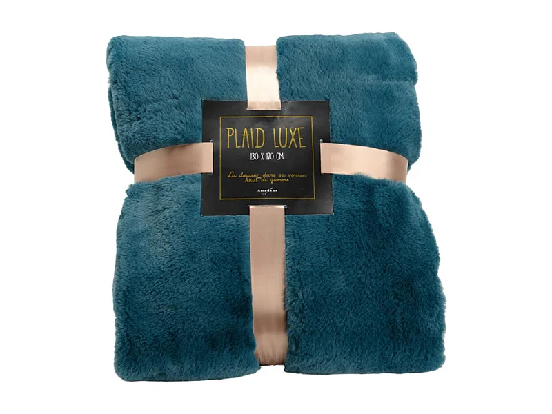 Plaid luxe 130x170 émeraude