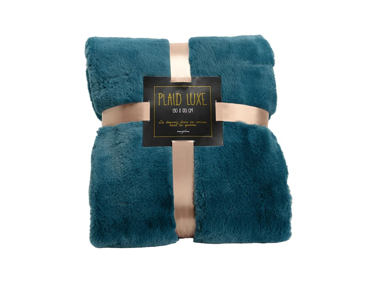 Plaid luxe 130x170 émeraude