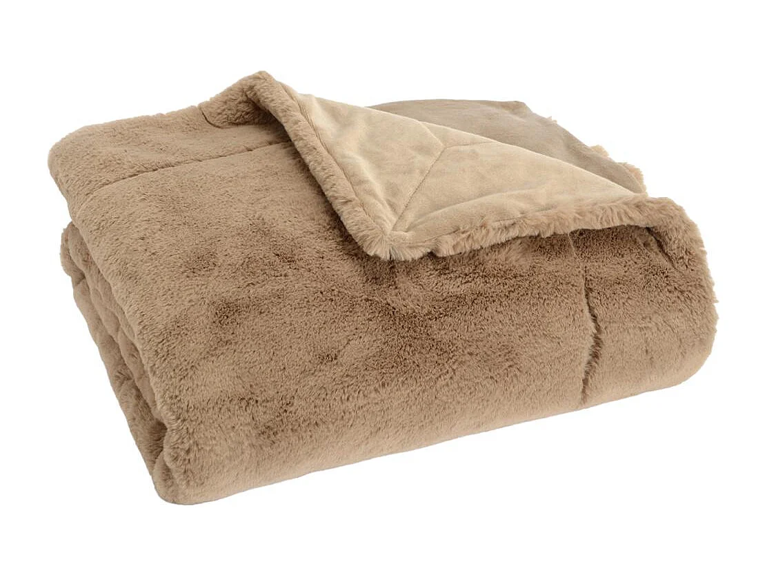 Plaid luxe 130x170 taupe