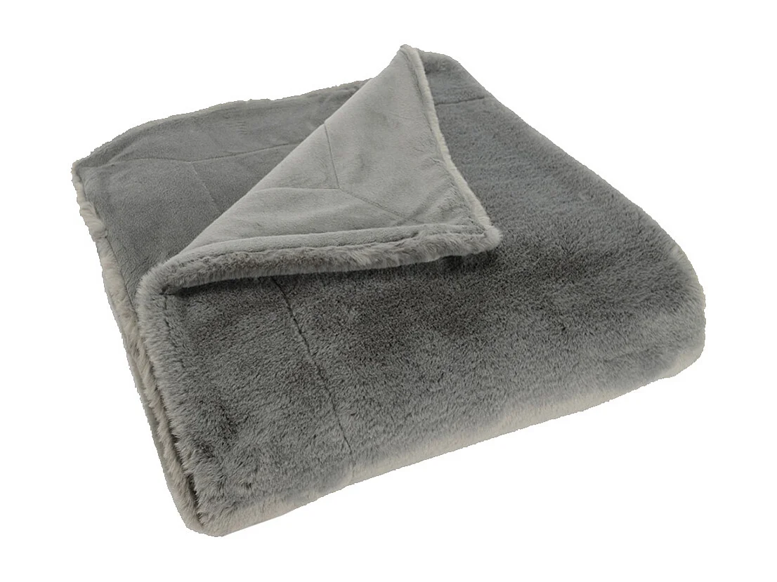 Plaid luxe 130x170 anthracite