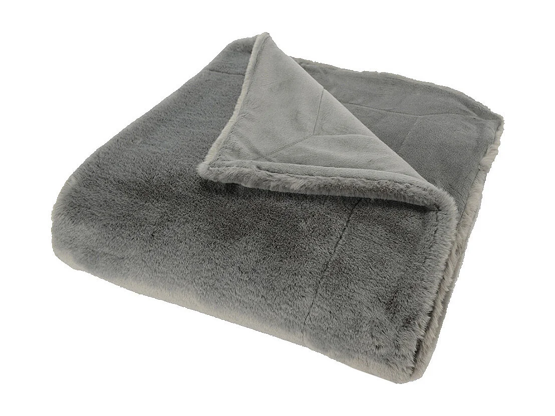 Plaid luxe 130x170 anthracite