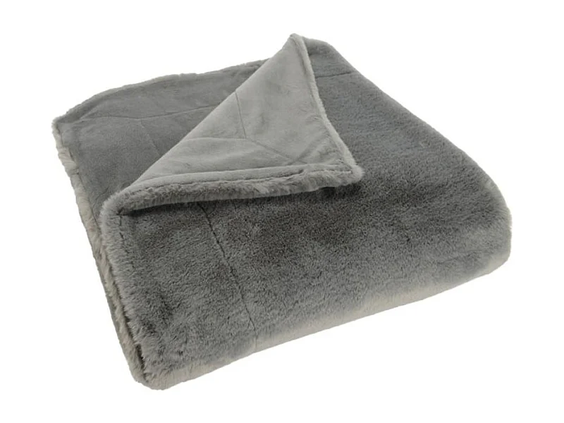 Plaid luxe 130x170 anthracite