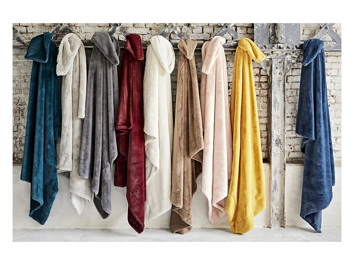 Plaid luxe 130x170 rose