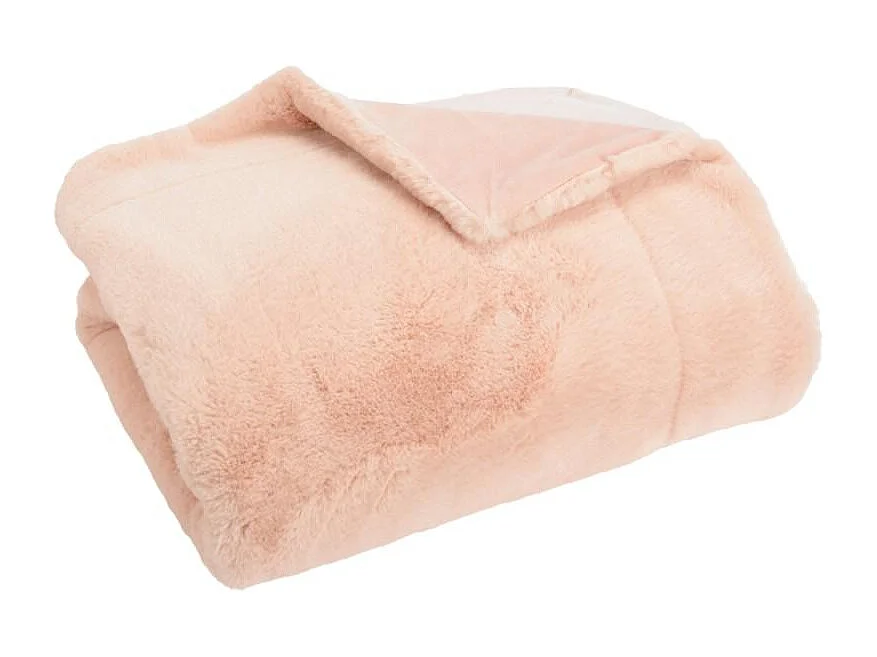 Plaid luxe 130x170 rose