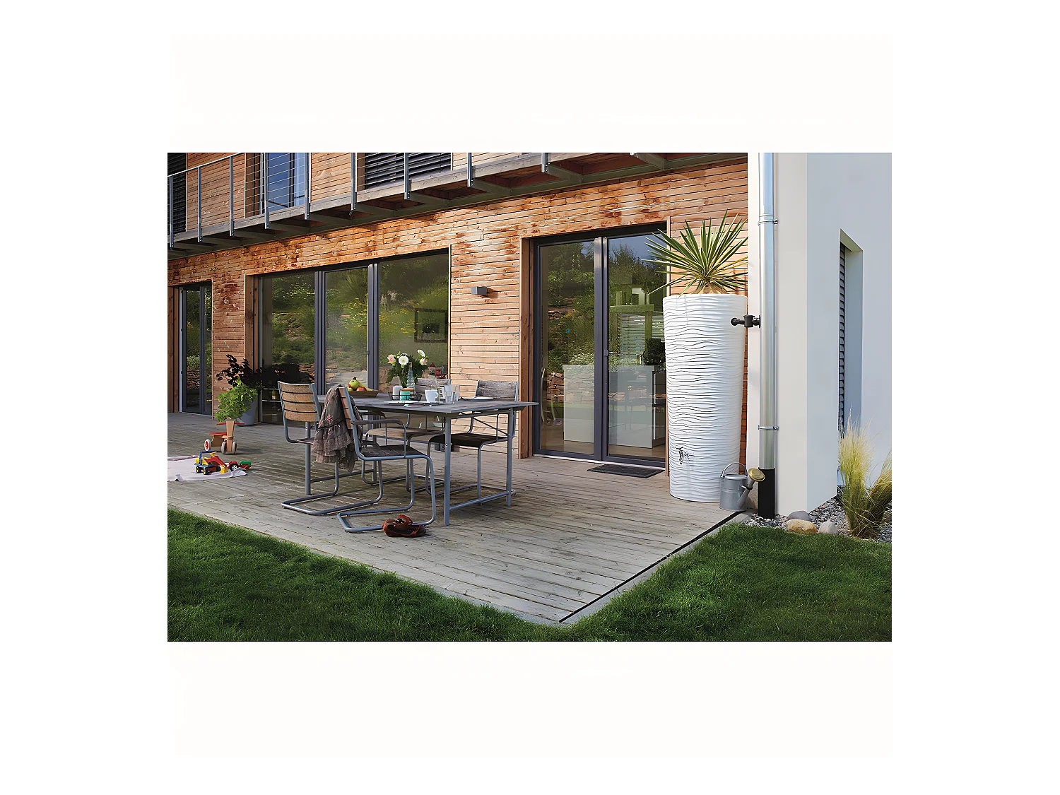 Récupérateur D'eau Conique 2-en-1 350l Natura