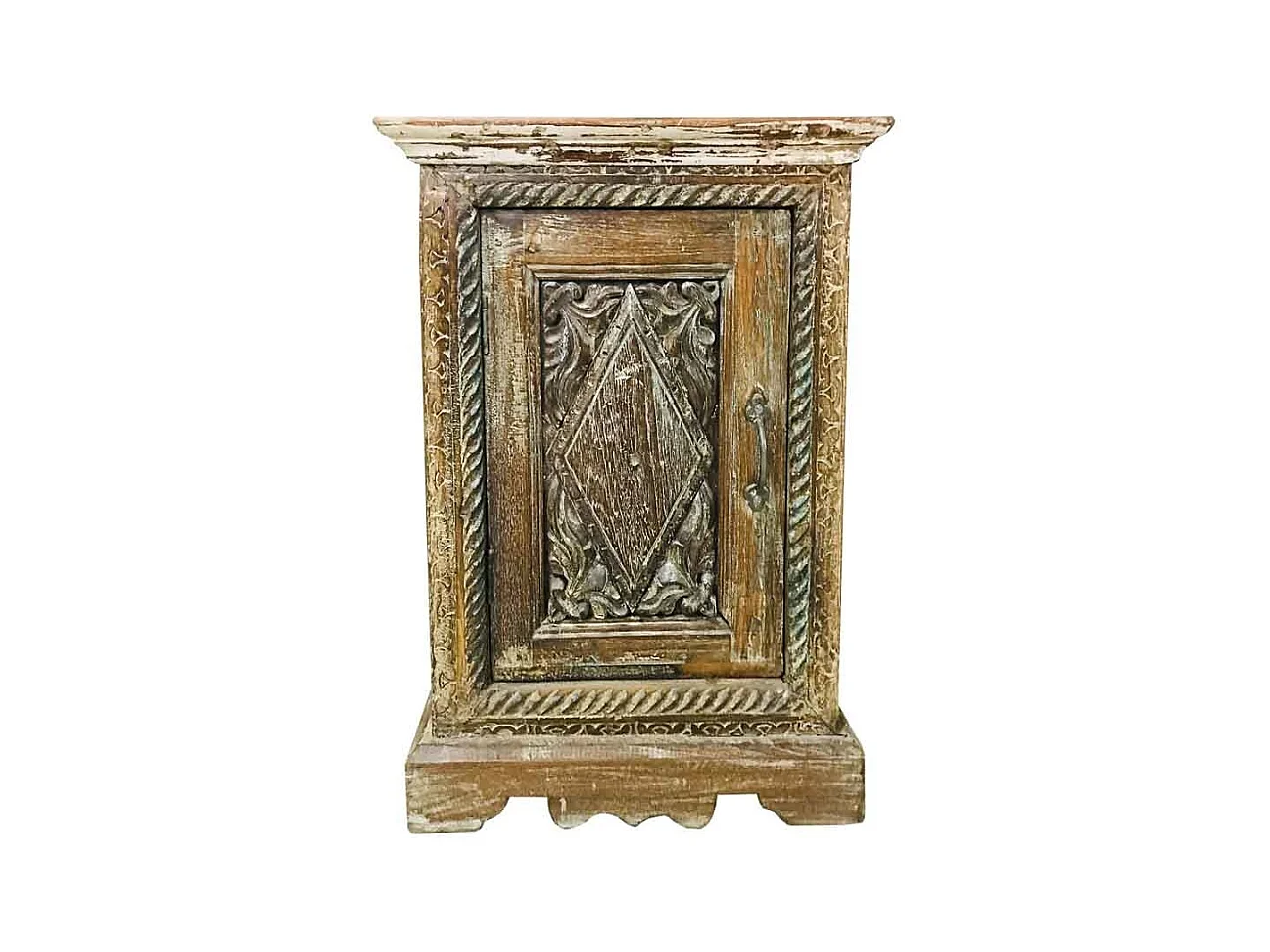 Comodino in legno 46x29x63