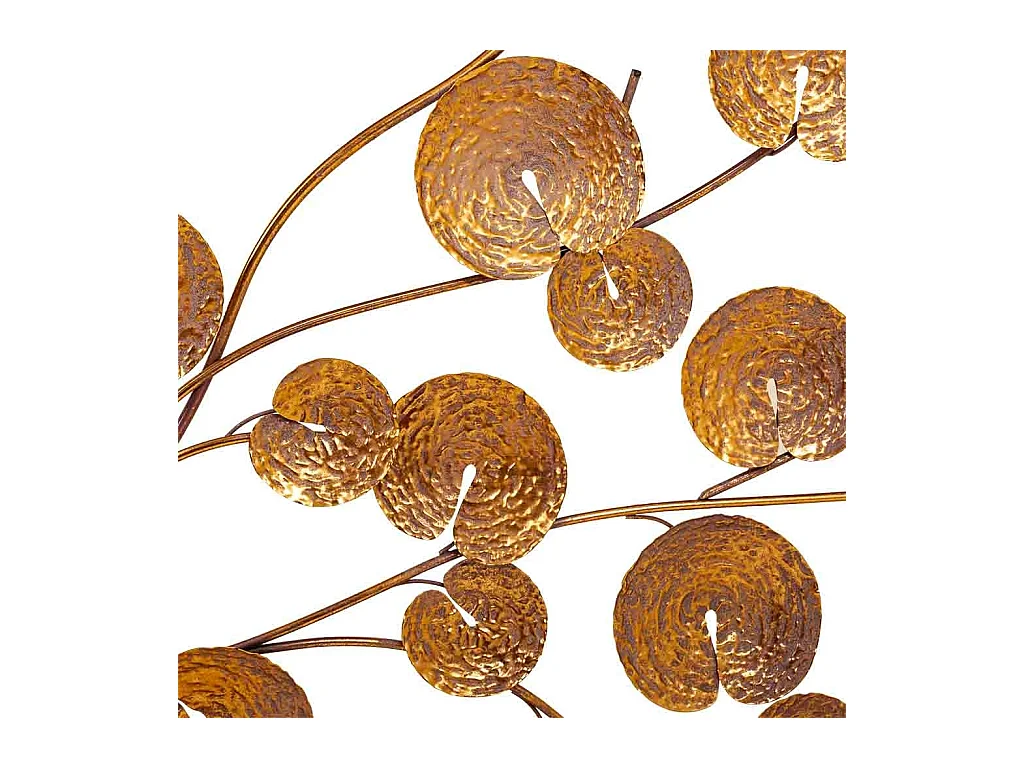 Goldene Konsole aus Metall 100x35x70,5h cm