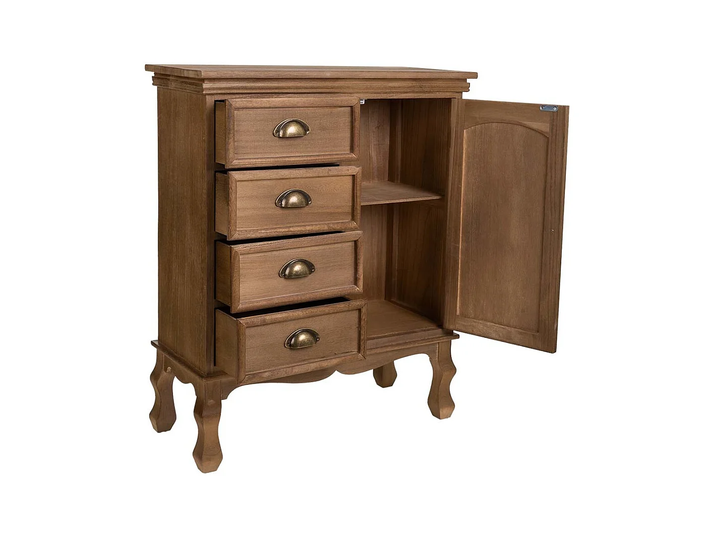 Braune HolzFlurschrank 65x30x60h cm