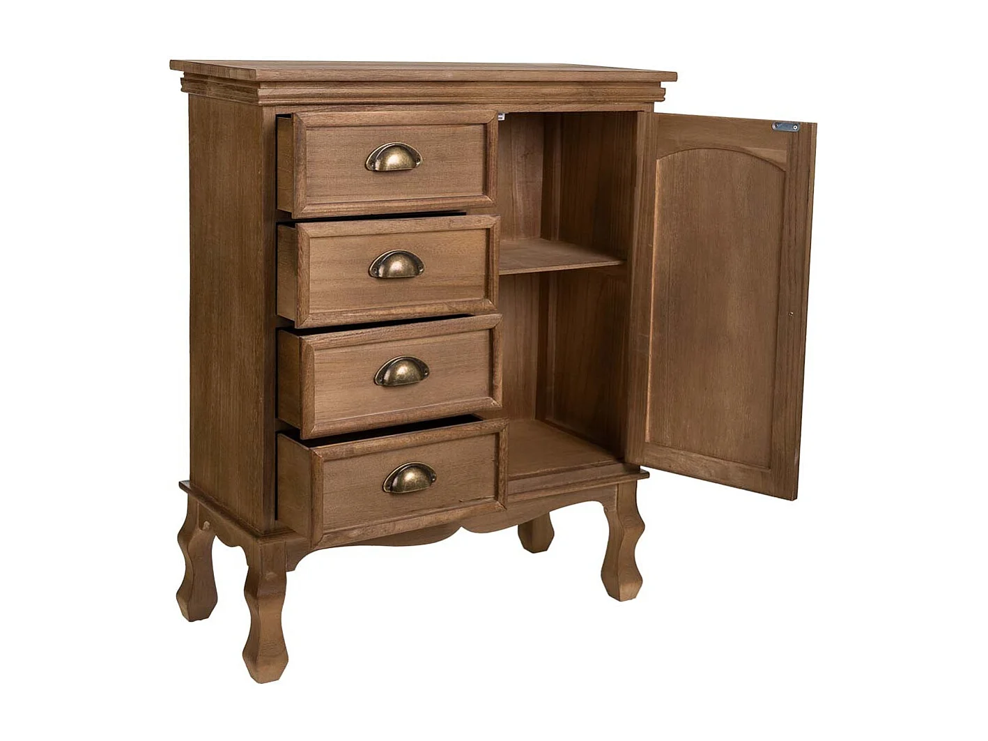 Braune HolzFlurschrank 65x30x60h cm