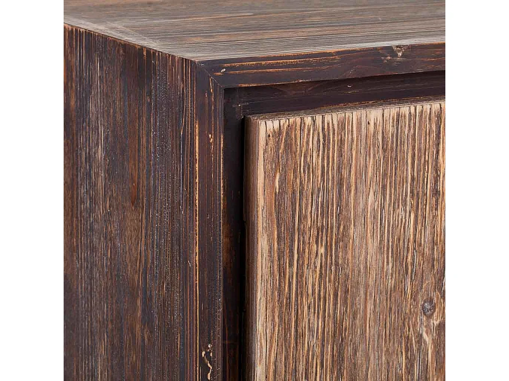 Console en bois marron 80x38x80.5h