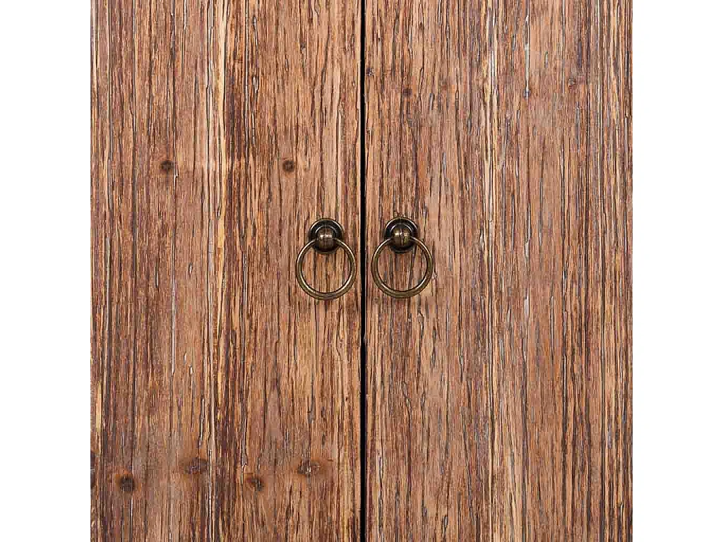 Console en bois marron 80x38x80.5h