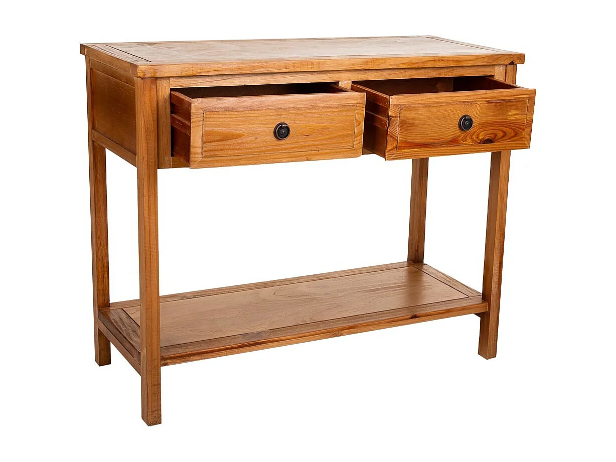 Braune Holzhalle 95x41x78h cm