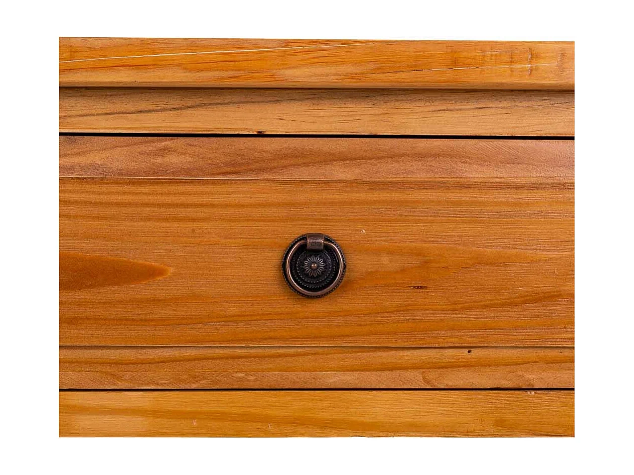 Braune Holzhalle 95x41x78h cm