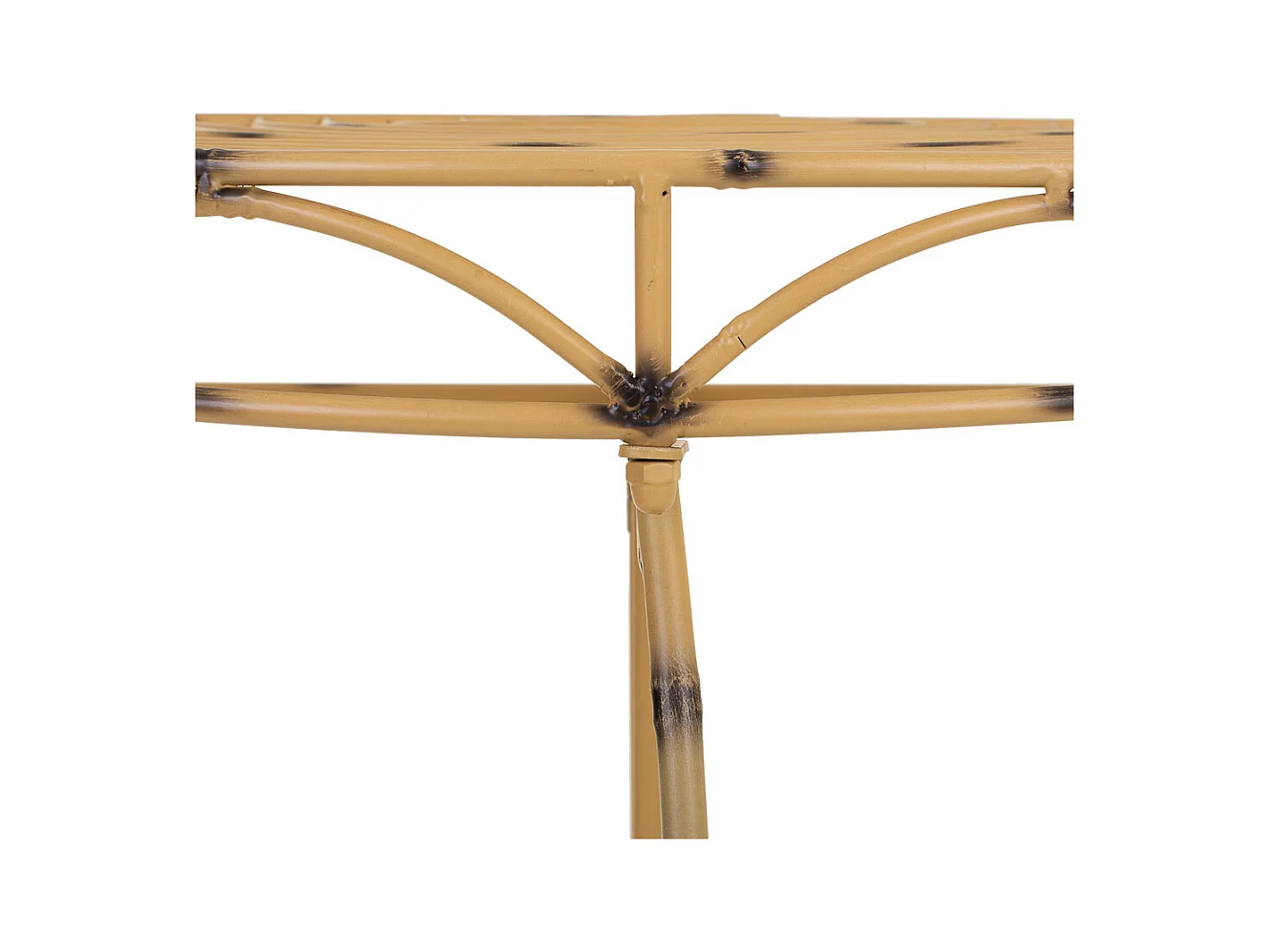 Entrée en fer forgé jaune 75x37x75h