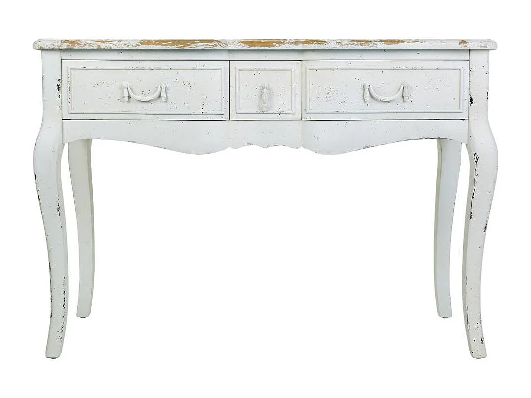 Weiß lackierte Holzhalle 115x50x80h cm