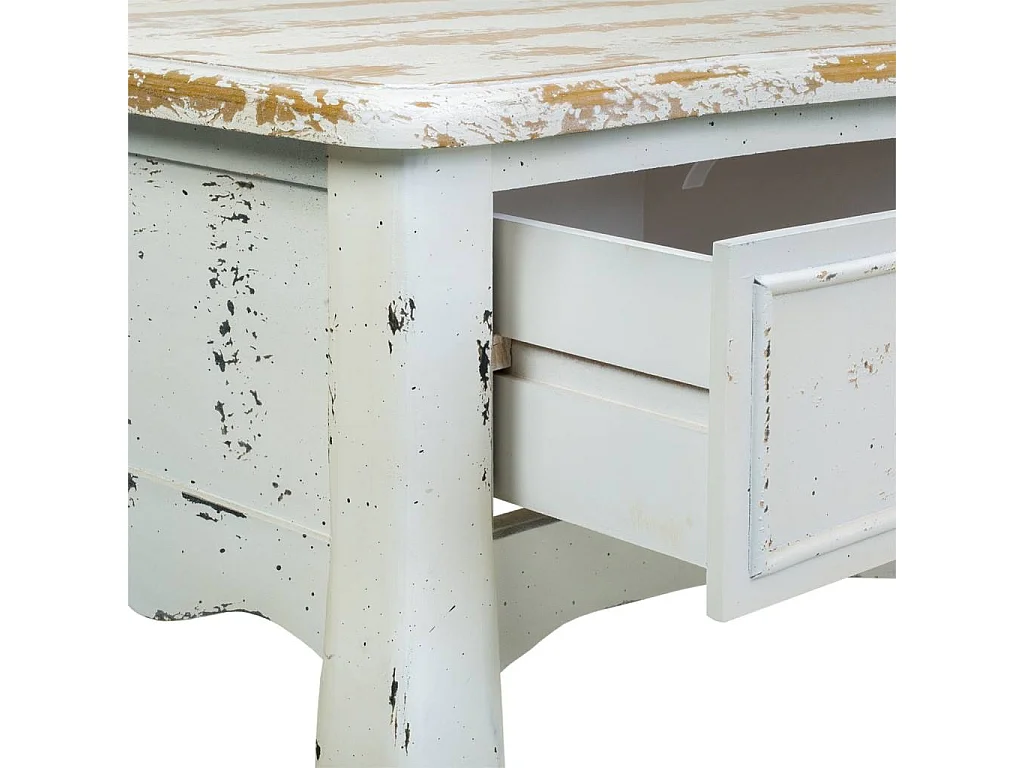 Weiß lackierte Holzhalle 115x50x80h cm