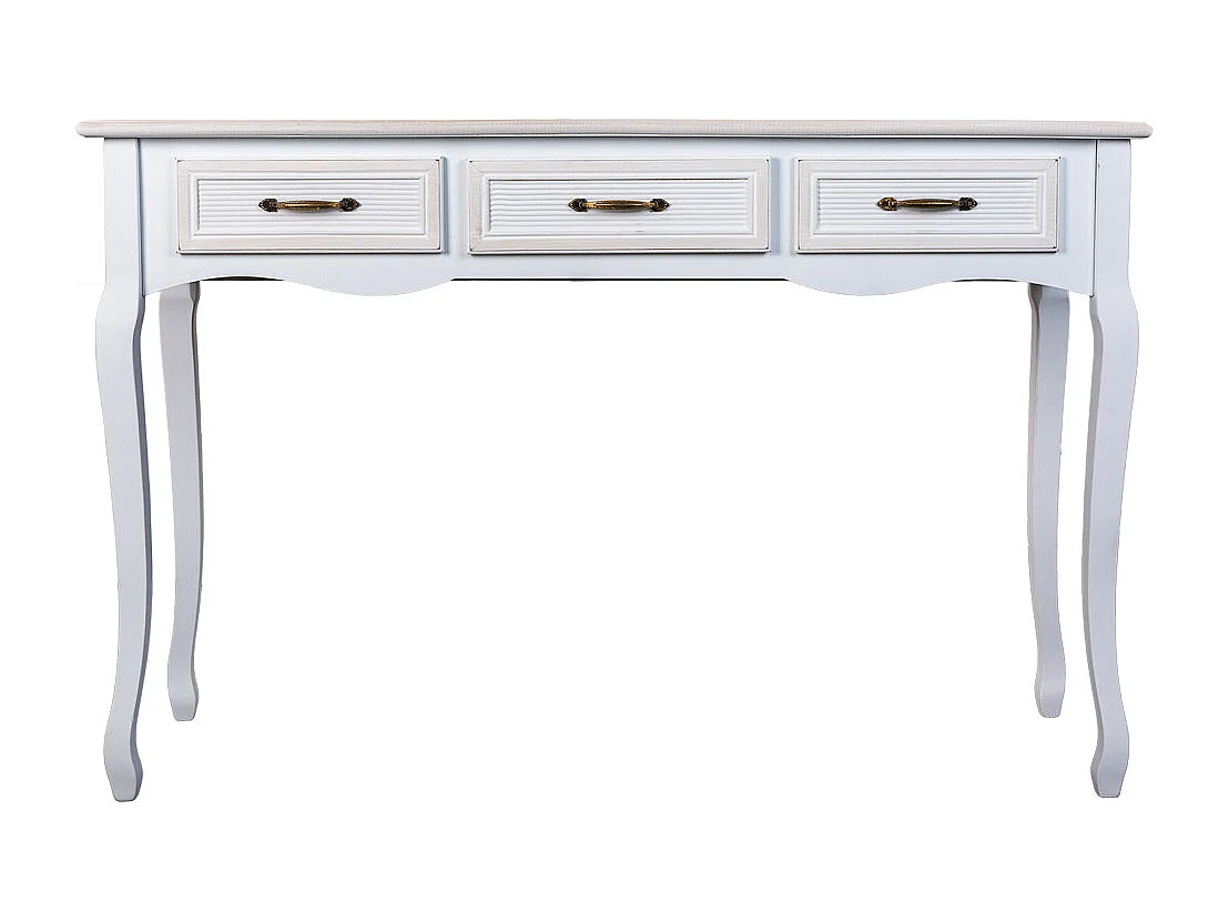 Hall em madeira com 3 gavetas 120x40x78