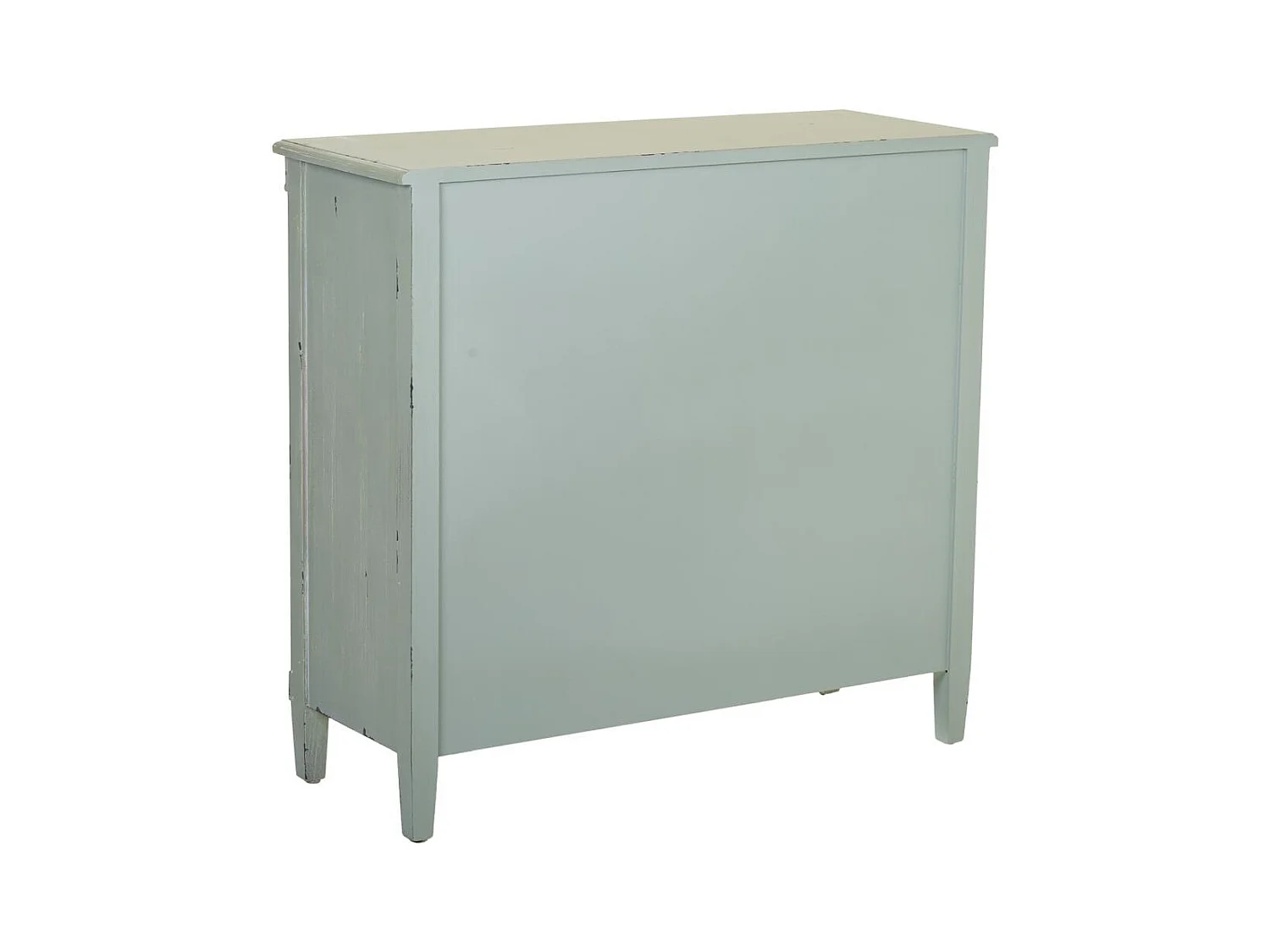 Grünes Eingangs-Sideboard aus Holz 95x36x88h cm