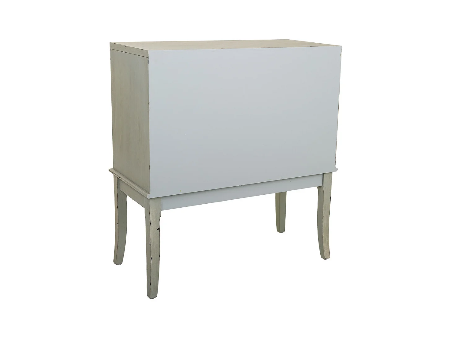 Mobile da ingresso in legno verde 81,5x39x90h