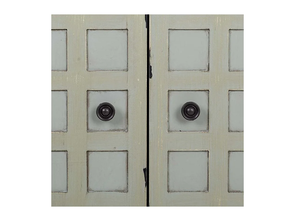 Mobile da ingresso in legno verde 81,5x39x90h