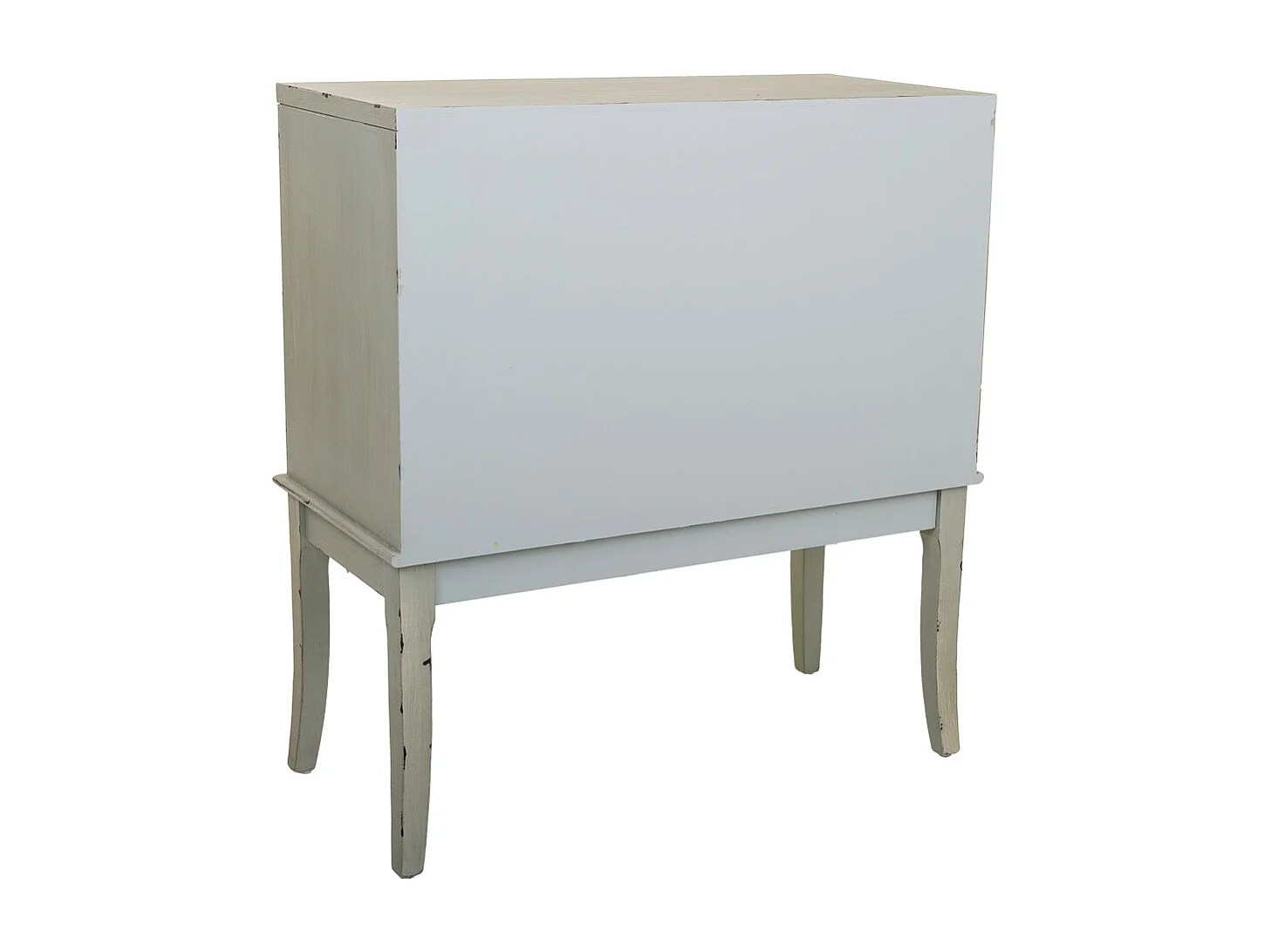 Mobile da ingresso in legno verde 81,5x39x90h