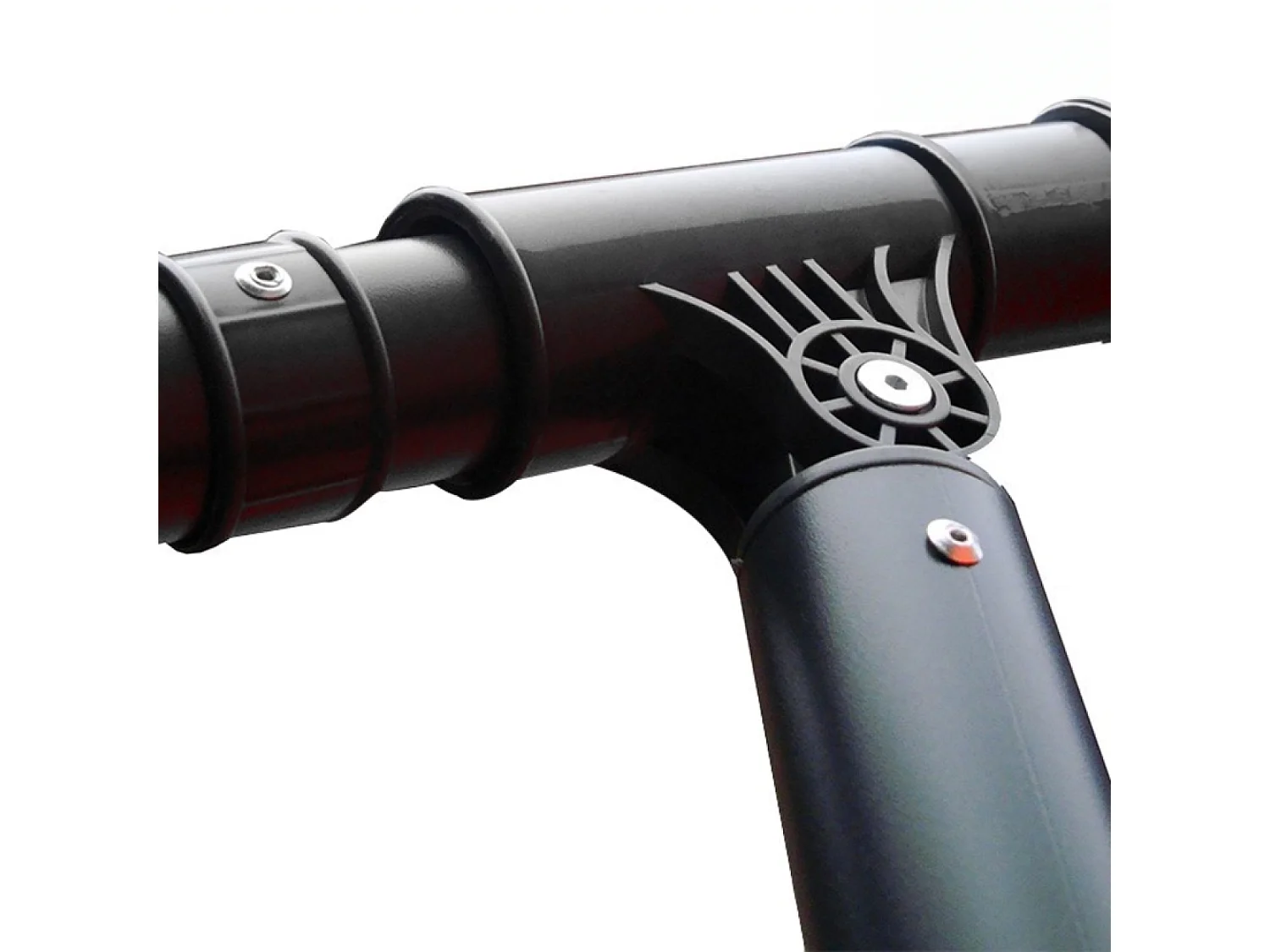 Parasol gris déporté carré 3 x 3 m led SOLENZARA