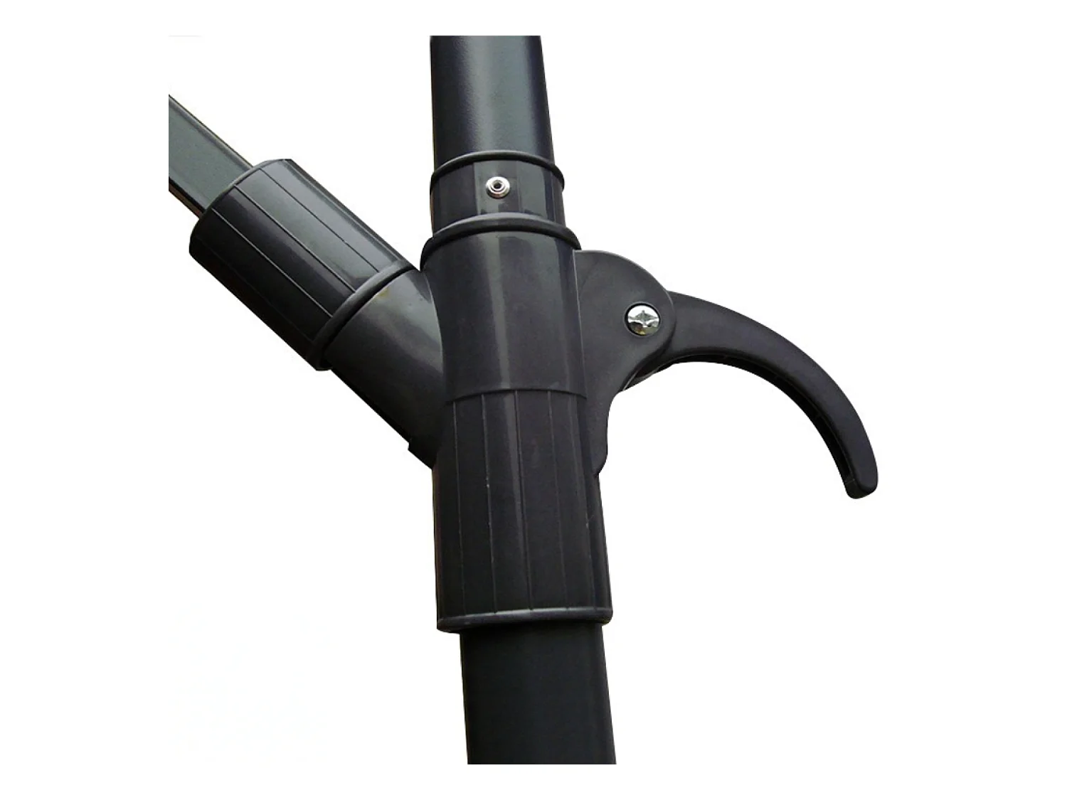 Ombrellone decentrato con LED terracotta 3 x 3 m SOLENZARA