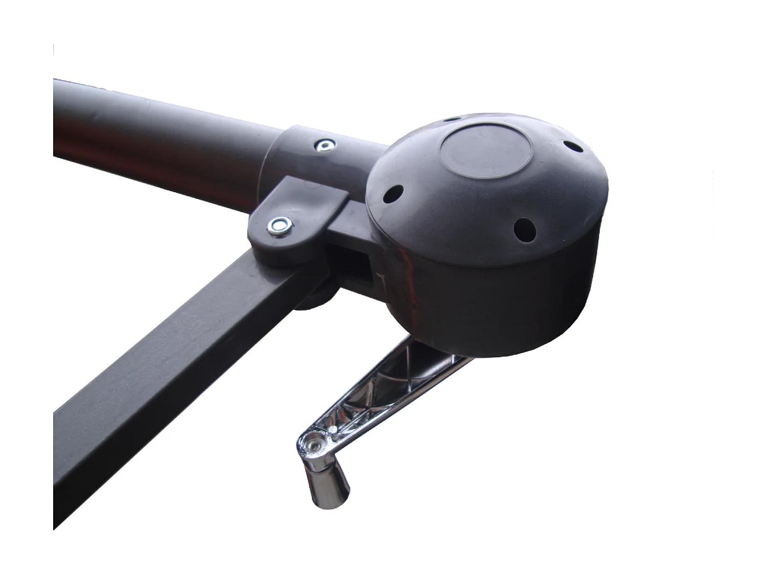 Parasol déporté diamètre 3m écru PORTICCIO