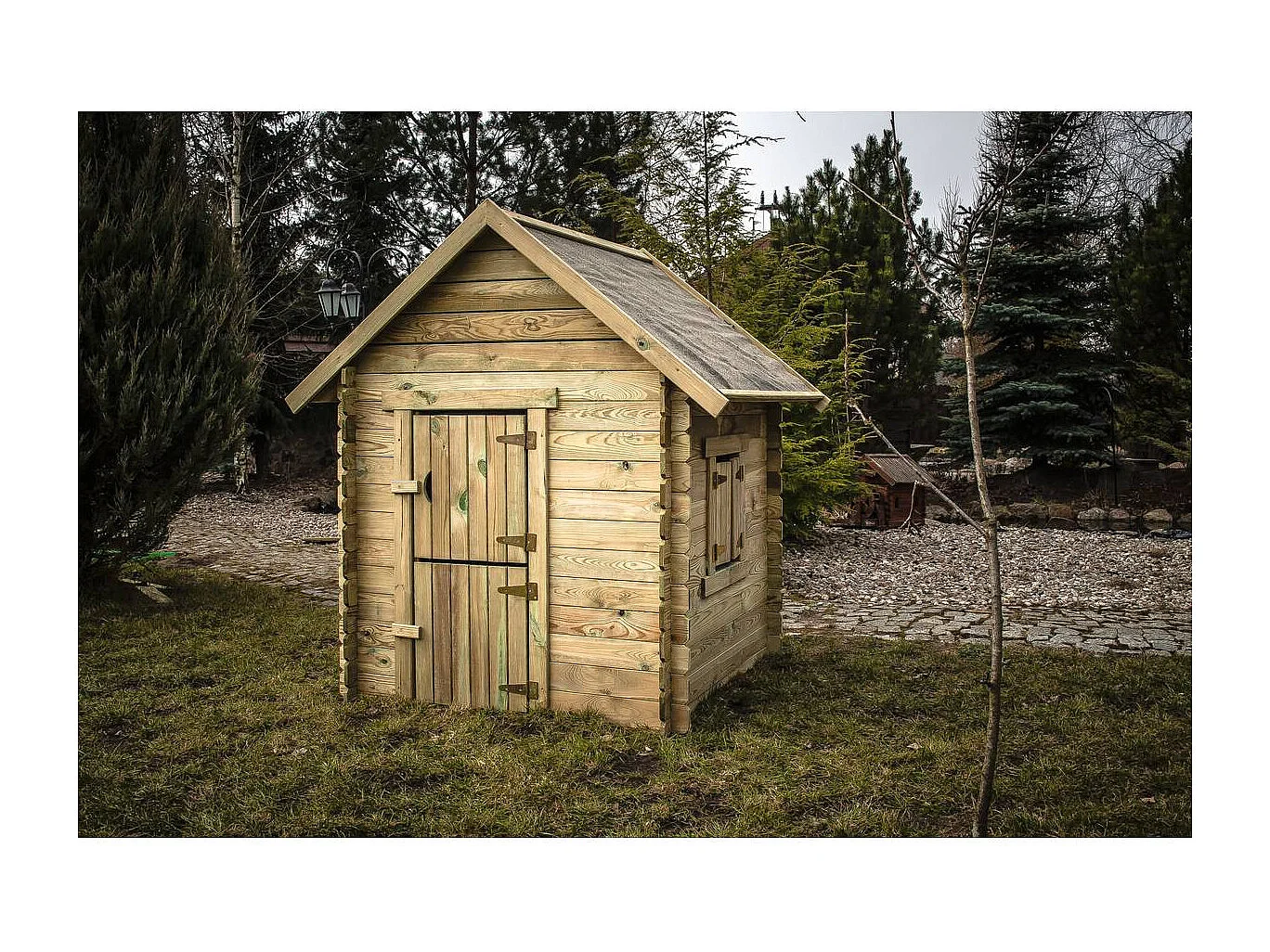 Maisonnette en bois "Sophie" - 120 x 120 x 159 cm