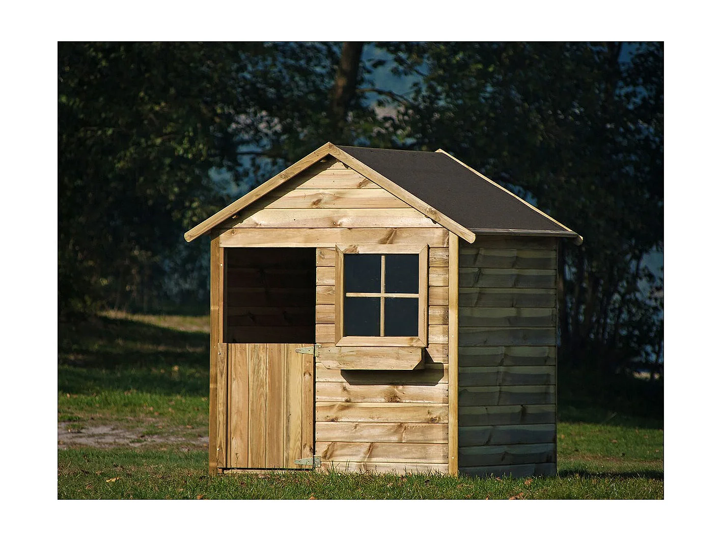 Maisonnette "Coccinelle" - 126 x 112 x 158 - Bois