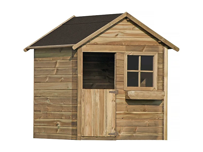 Maisonnette "Coccinelle" - 126 x 112 x 158 - Bois