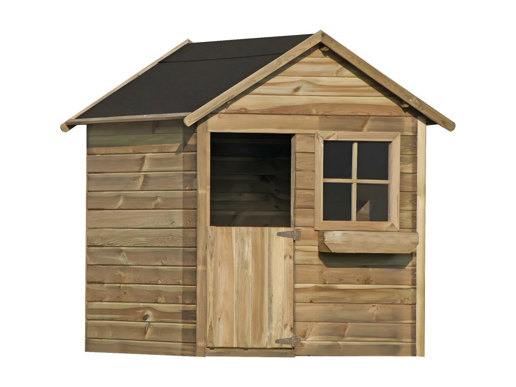 Maisonnette "Coccinelle" - 126 x 112 x 158 - Bois