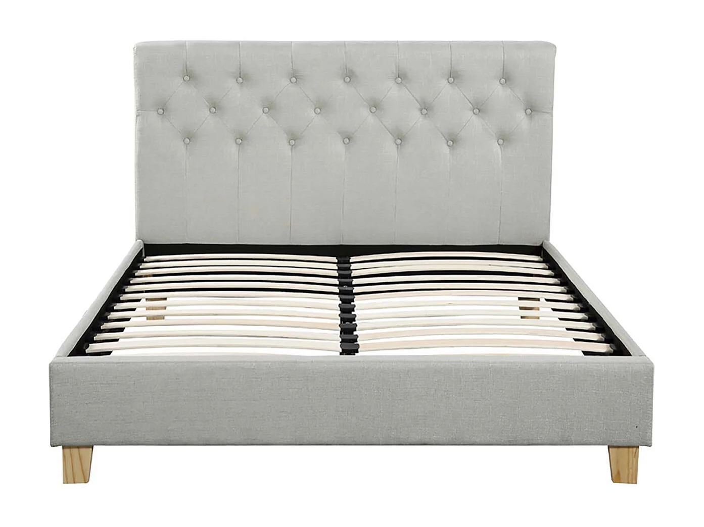 Cama "EMMY" - 140 x 190 cm - Beige