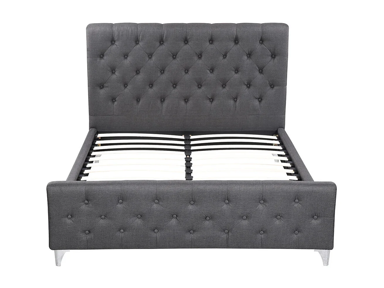 Letto "Lea" - 140 x 190 cm - Grigio