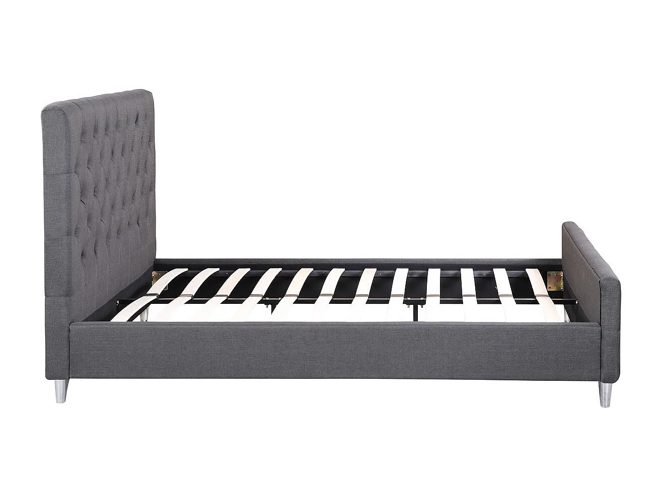 Letto "Lea" - 140 x 190 cm - Grigio