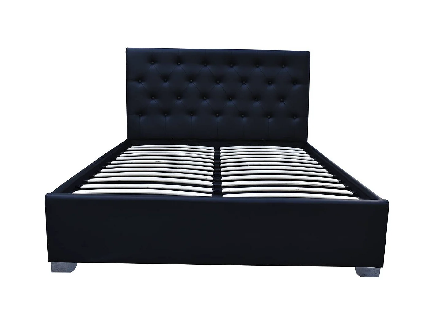 Doppelbett mit Bettkasten "Tino" - 160 x 200 cm - Schwarz