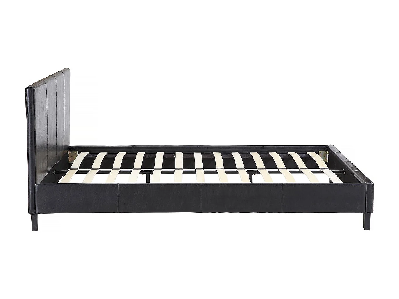 Lit "Lina" - 140 x 190 cm - Noir