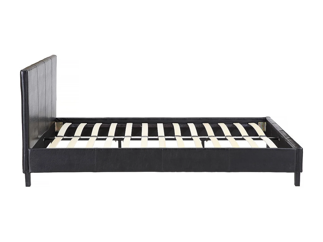 Lit "Lina" - 140 x 190 cm - Noir