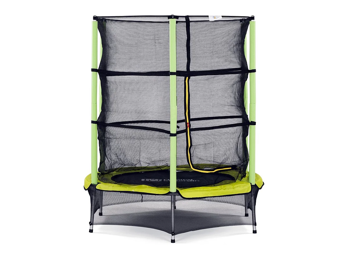 Trampolino da giardino rotondo "Mini Yoopi" Ø 1,40 m per bambini - Rete di sicurezza inclusa