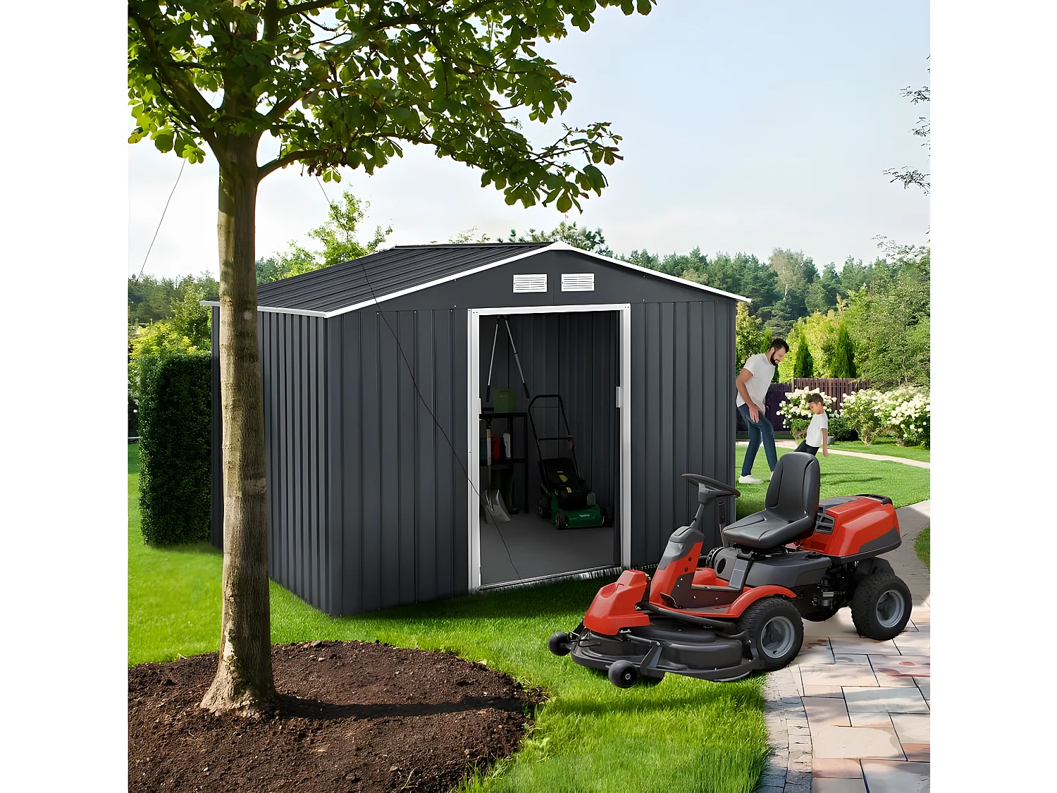 Szopa ogrodowa metalowa "Vegas" -  5,29 m²